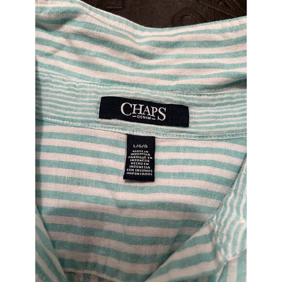 Lauren Ralph Lauren Women's Striped Long Sleeve Large - Picture 2 of 4